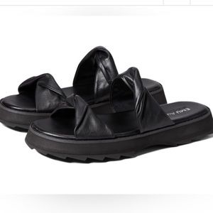 EMU Australia NWT Genuine Leather Sandal |Sz 8W |Style: Bamboo | Black SO COMFY!